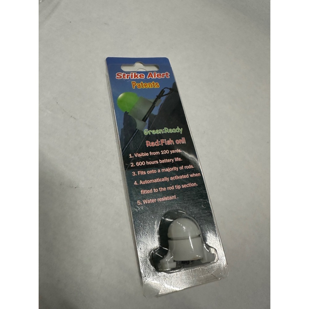 Strike Alert Fishing Bite Indicator Motion Activated Night Light Water Resistant